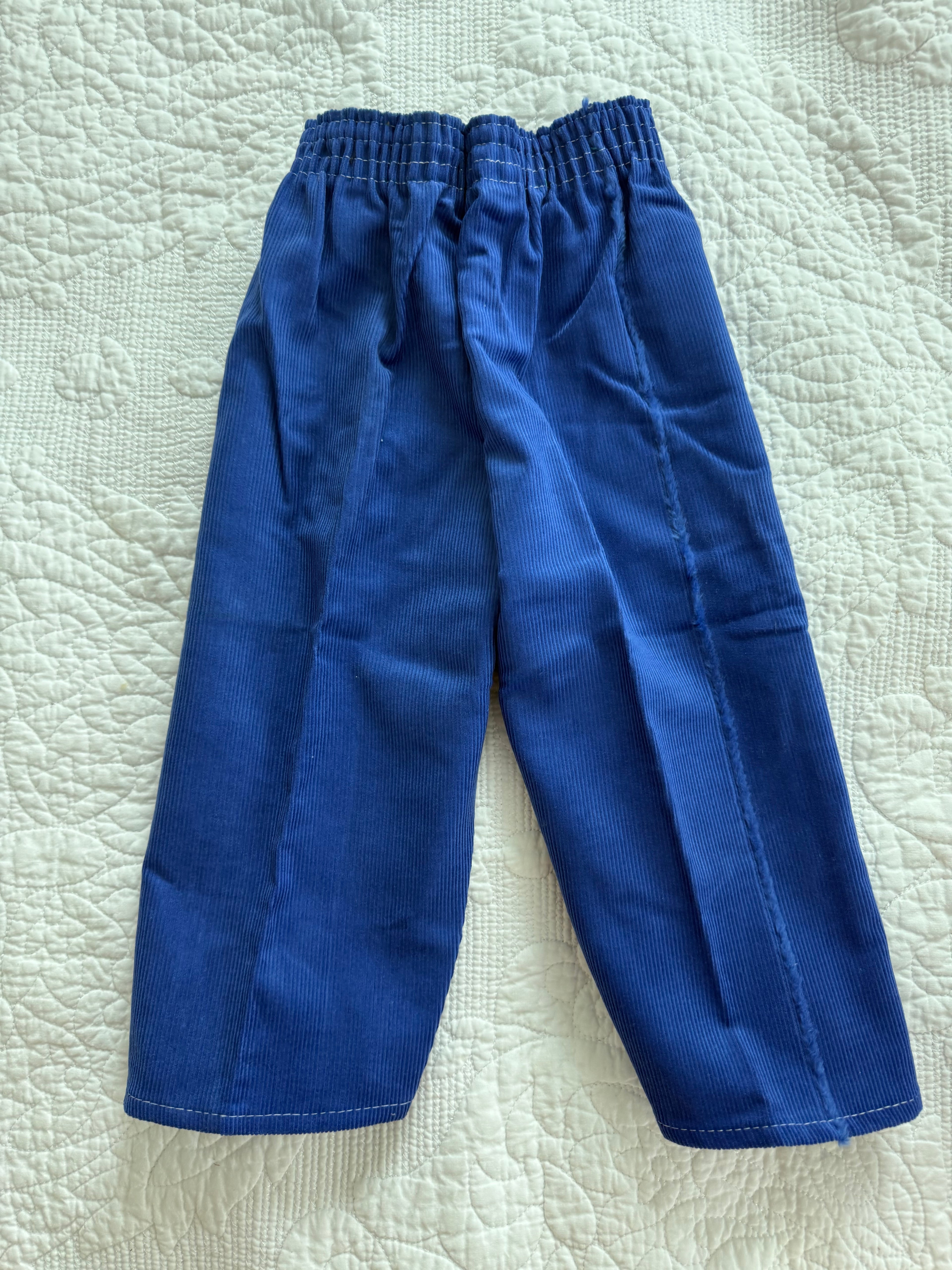 Vintage Blue Corduroy Pants