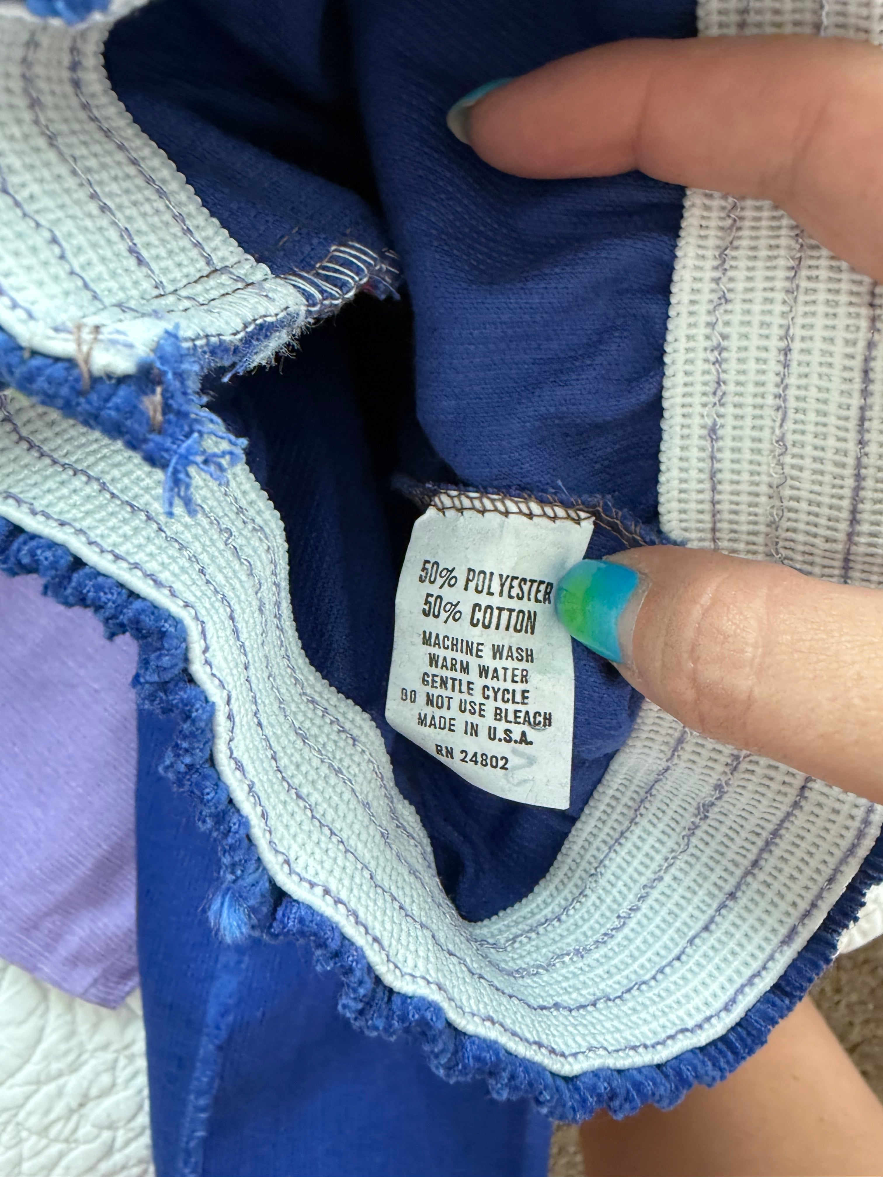 Vintage Blue Corduroy Pants