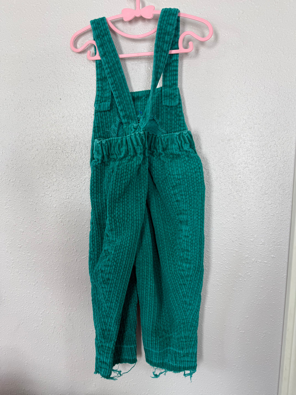 Vintage Handmade Sea Green Overalls