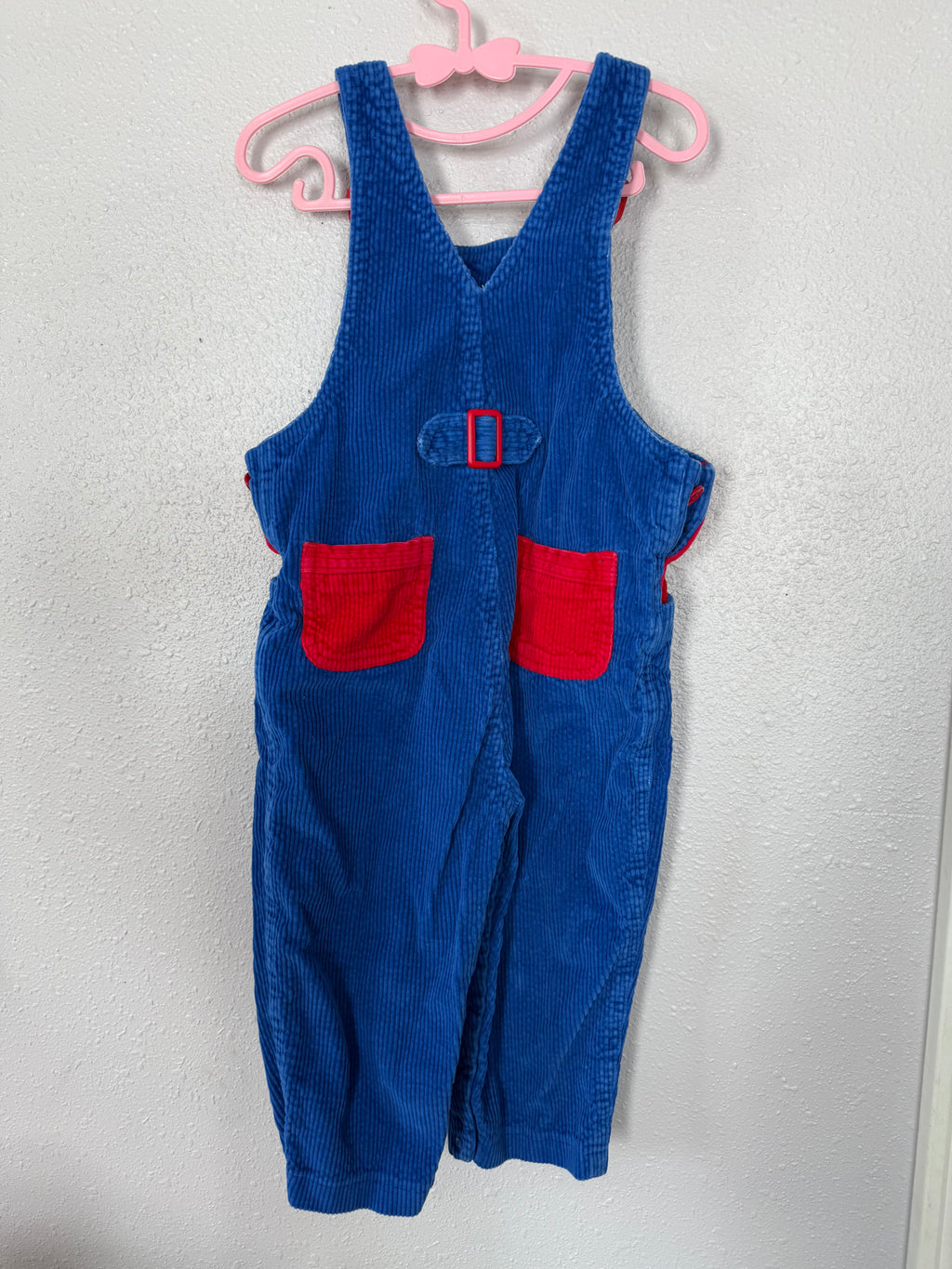 Vintage Colorblock Overalls