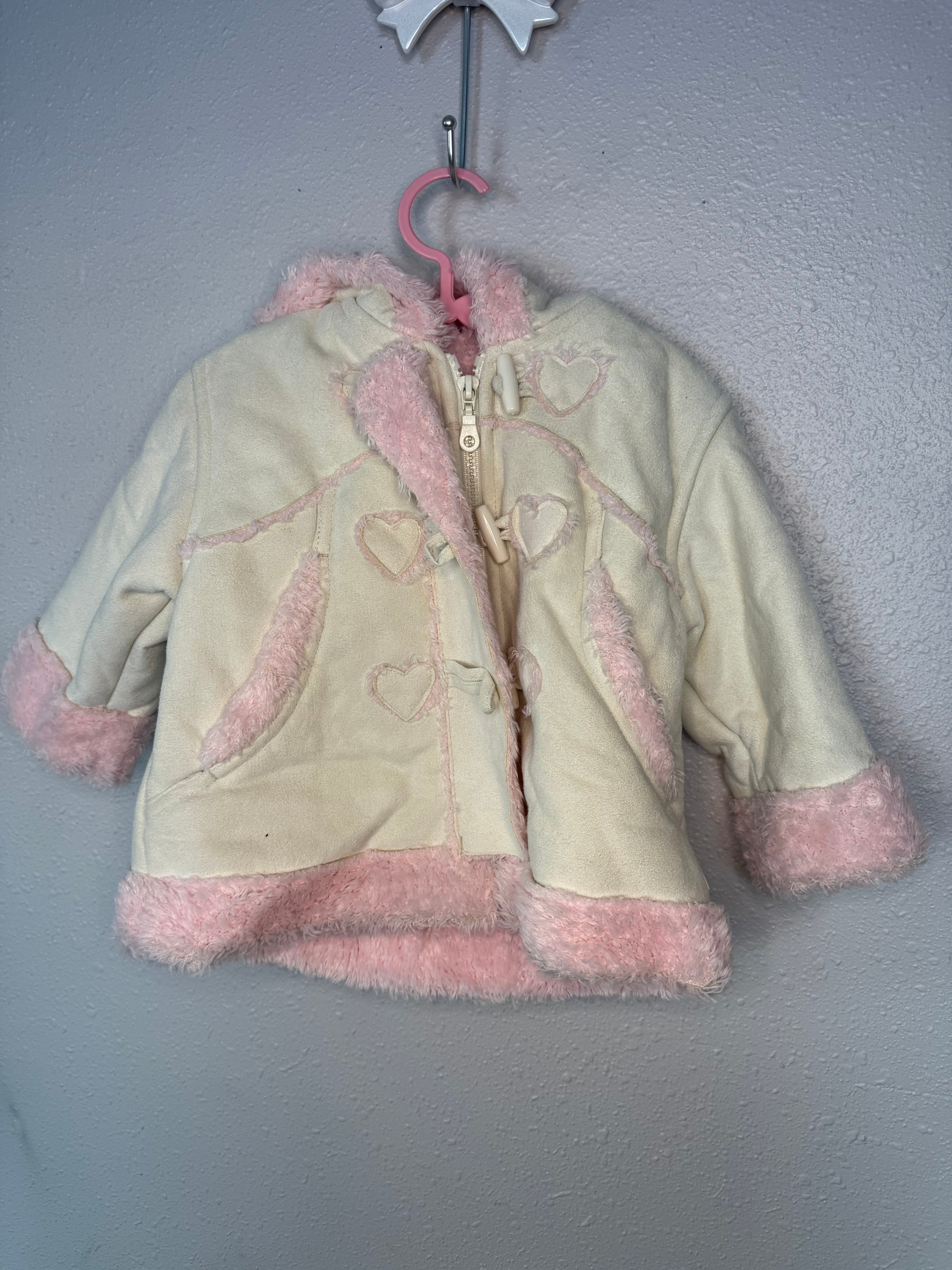 Y2K OshKosh Fur-lined and Suede Coat