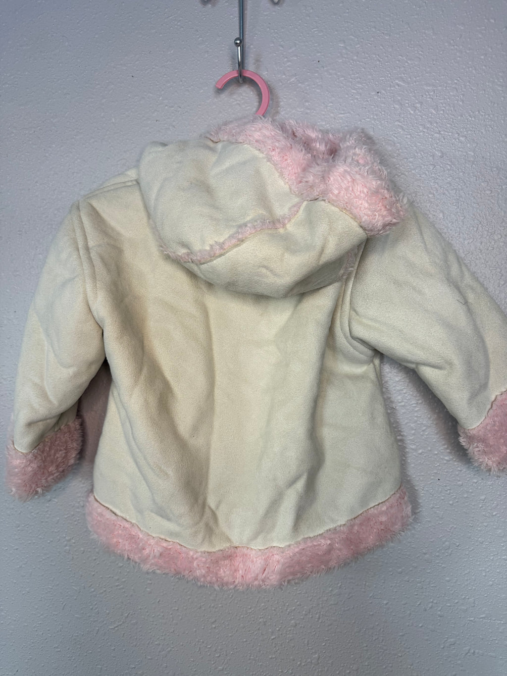 Y2K OshKosh Fur-lined and Suede Coat