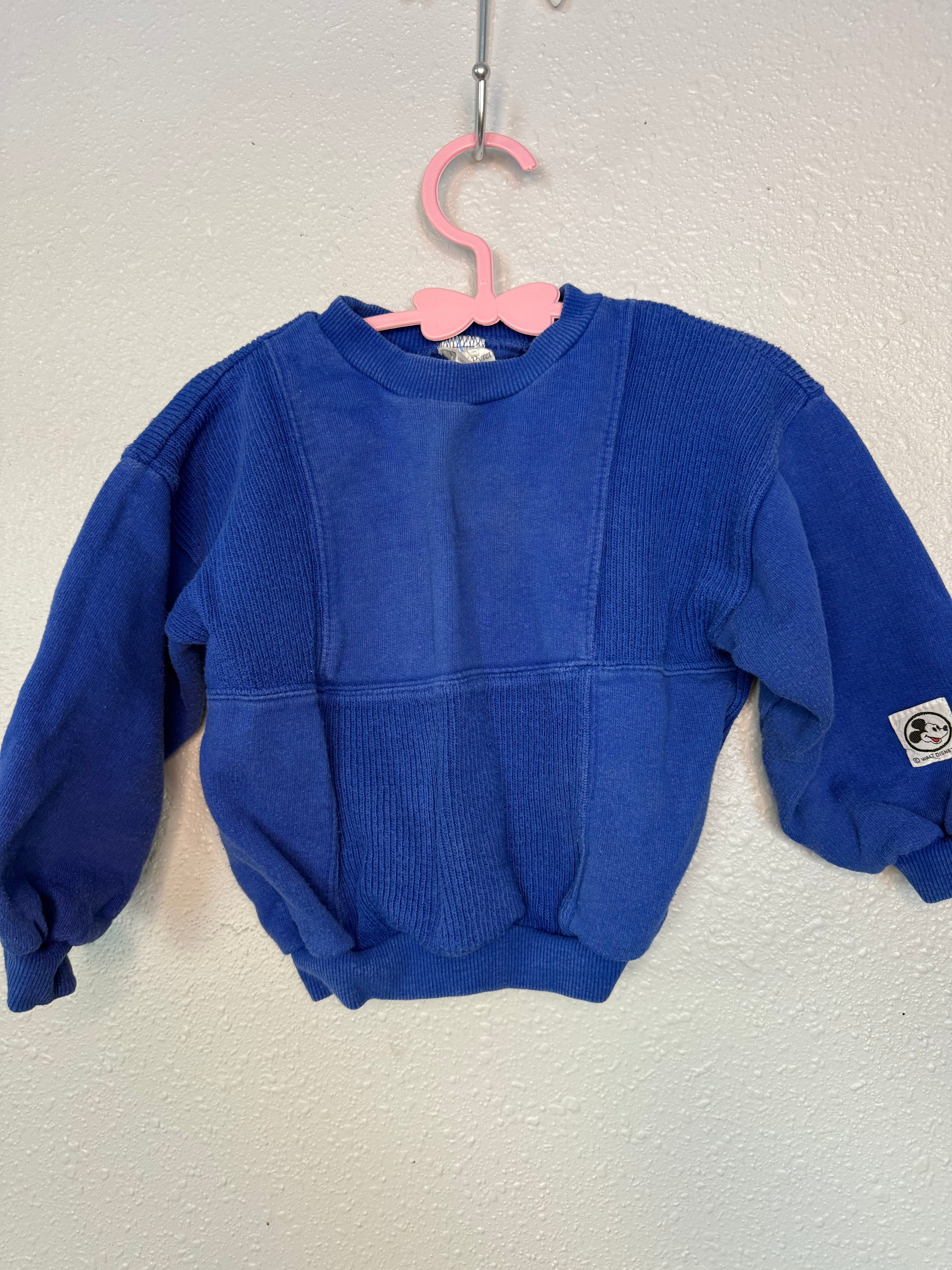 Vintage Mickey Mouse Blue Crewneck