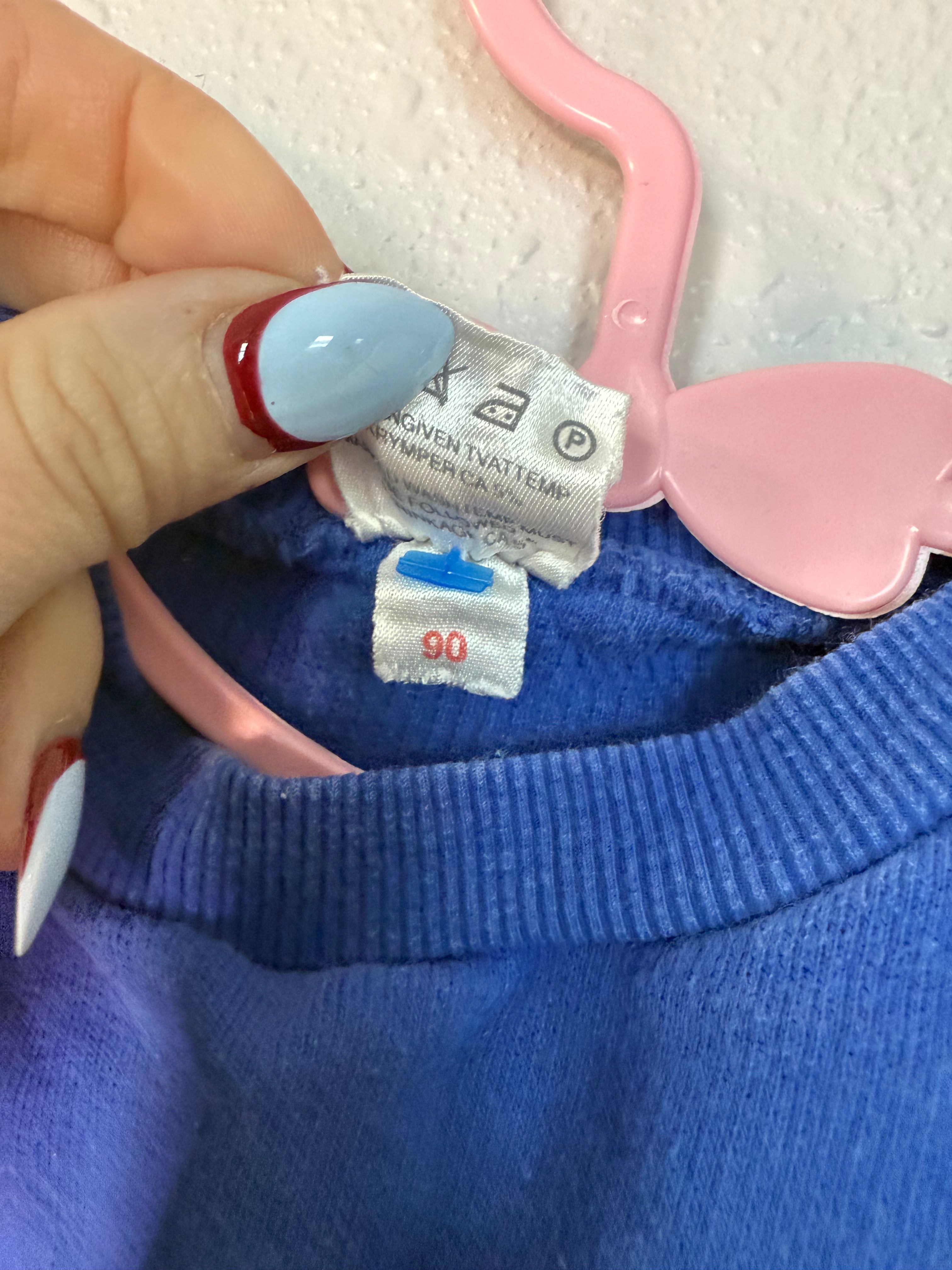 Vintage Mickey Mouse Blue Crewneck