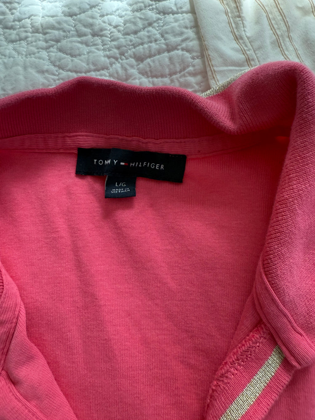 Y2K Tommy Pink Collared Shirt