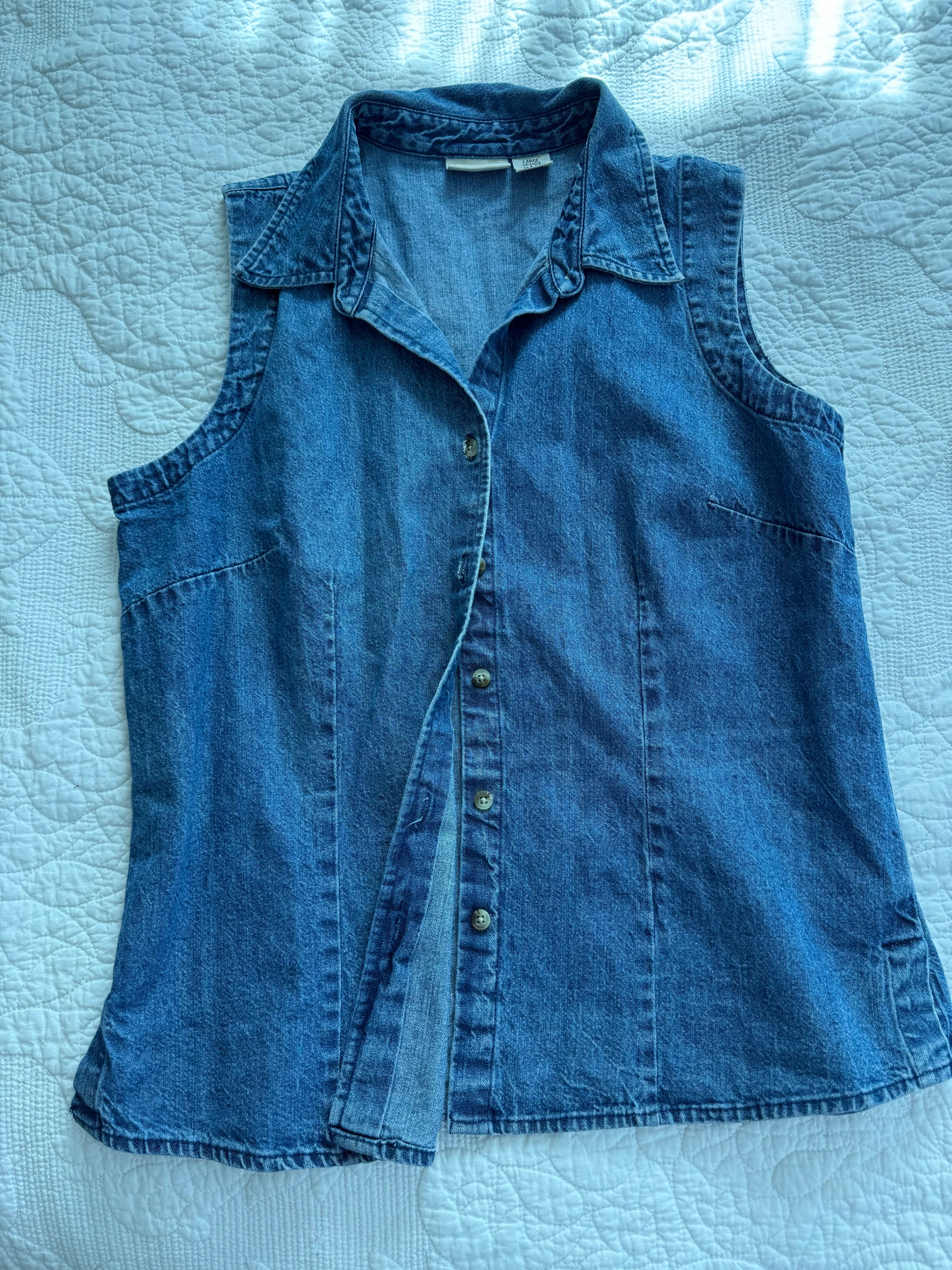 Vintage Denim Vest