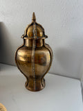 Antique Brass Ginger Jar
