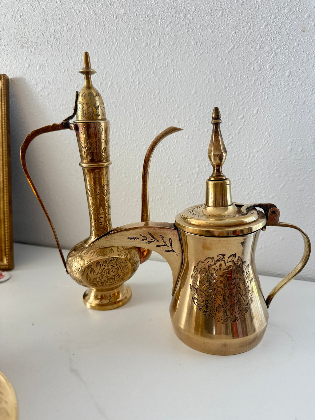 Antqiue Unique Brass Teapot