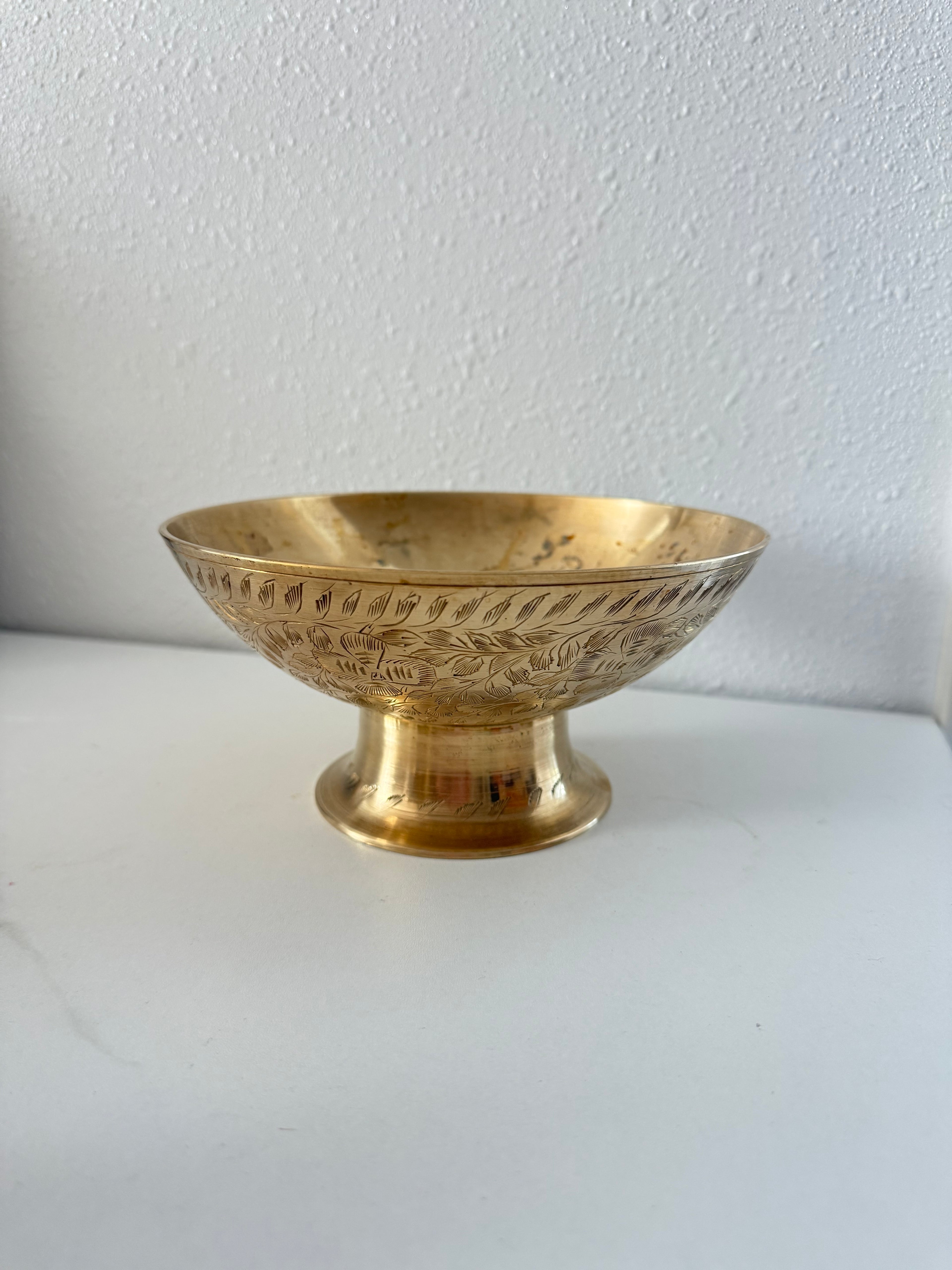 Antique Brass Decorative Bowl