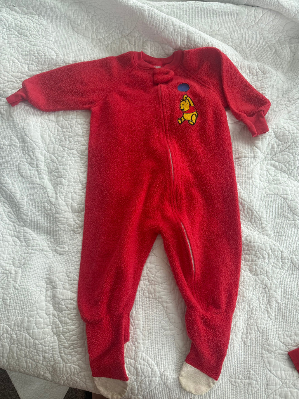 Vintage Winnie the Pooh Fleece Sleeper
