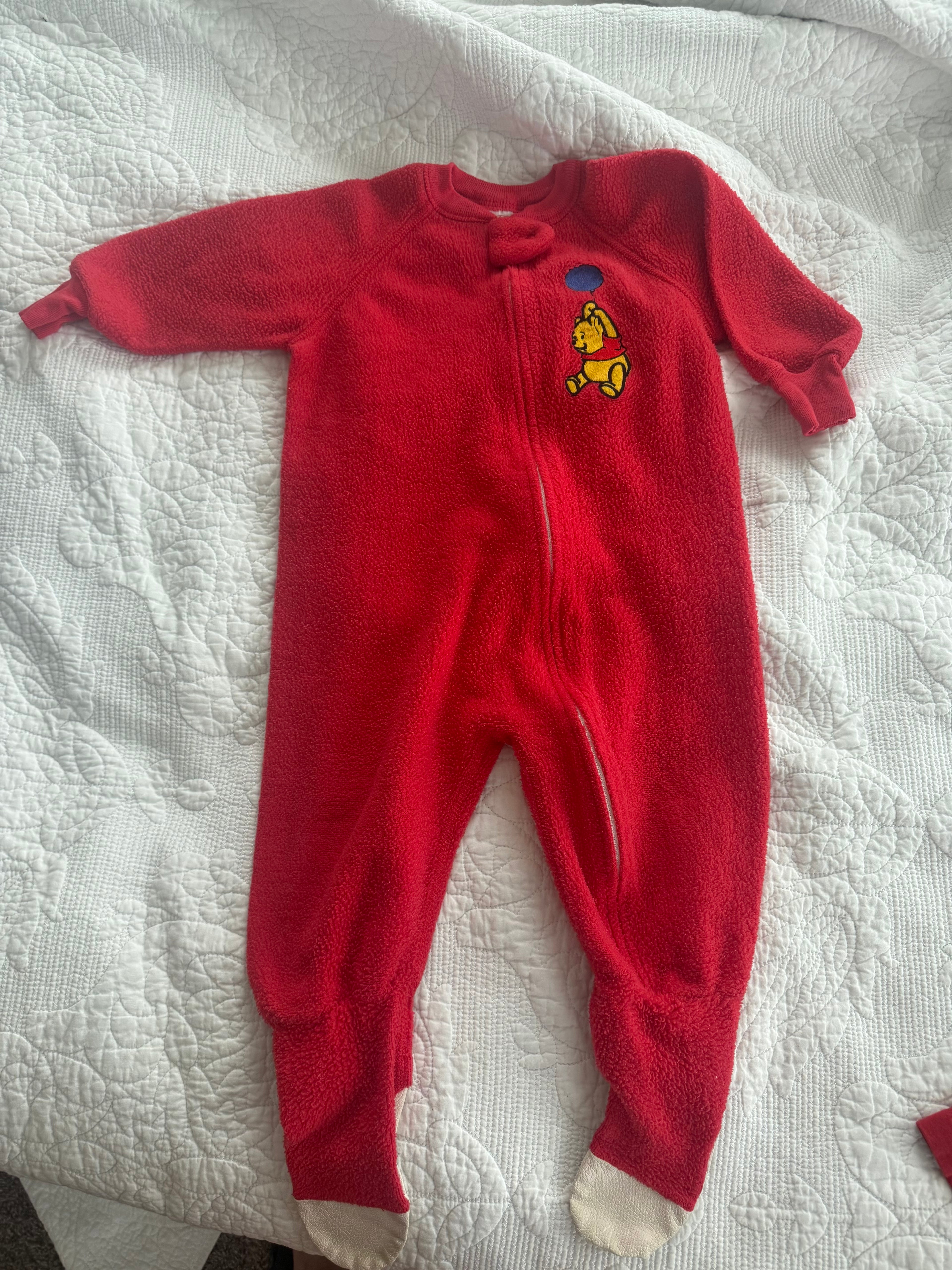 Vintage Winnie the Pooh Fleece Sleeper