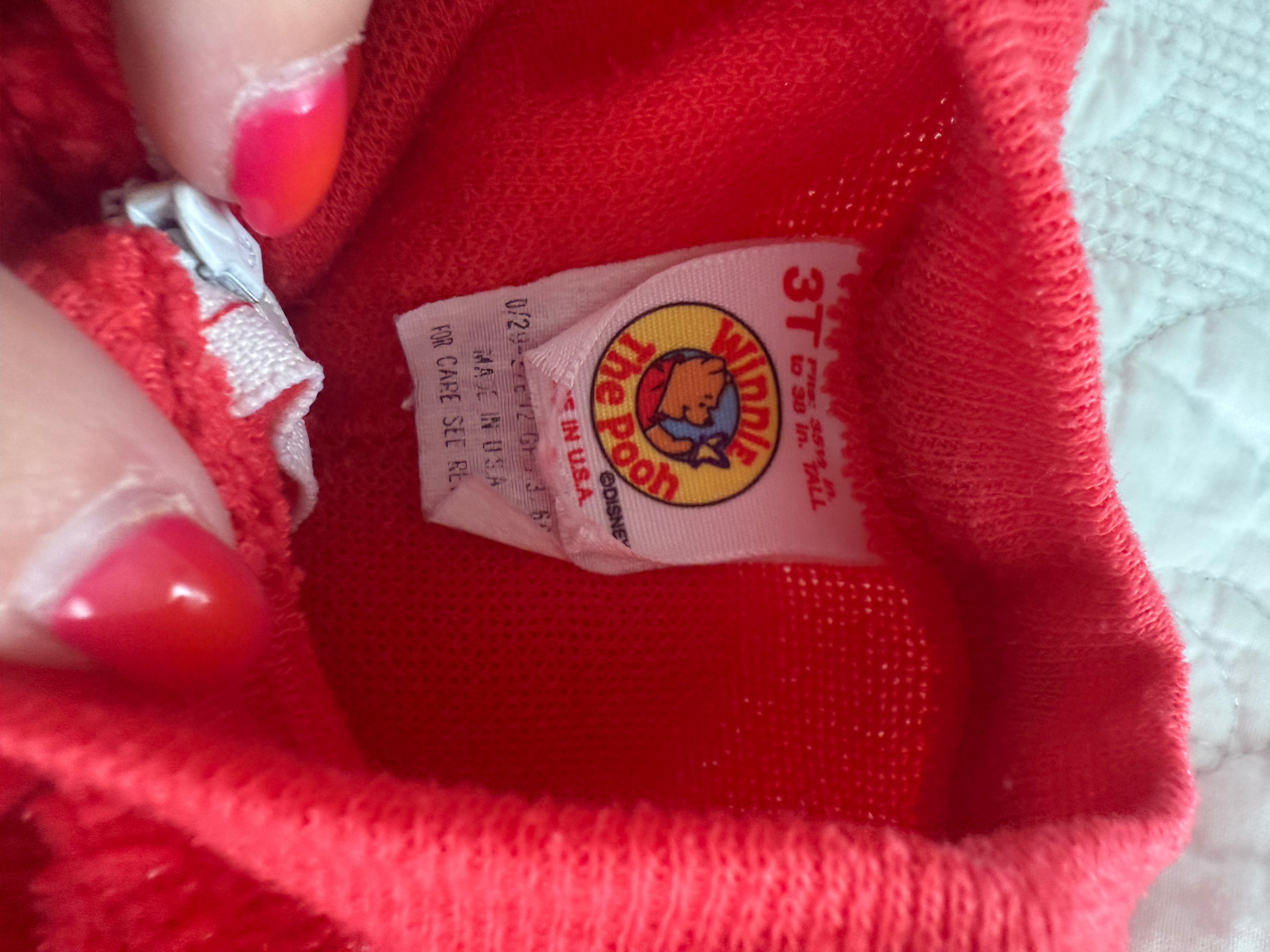 Vintage Winnie the Pooh Fleece Sleeper