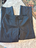 Y2K Ann Taylor LOFT black striped slacks