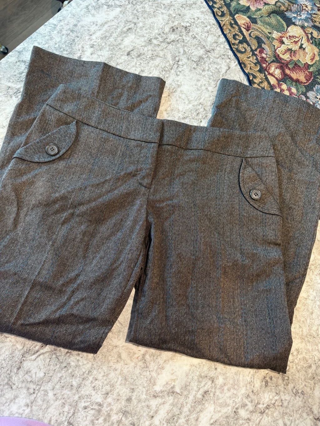 Y2K Heathered Brown Slacks