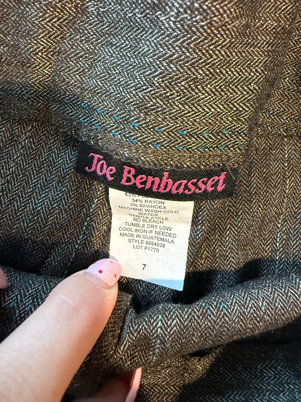 Y2K Heathered Brown Slacks