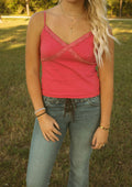 Vintage Lace-Up Low-rise Denim Jeans