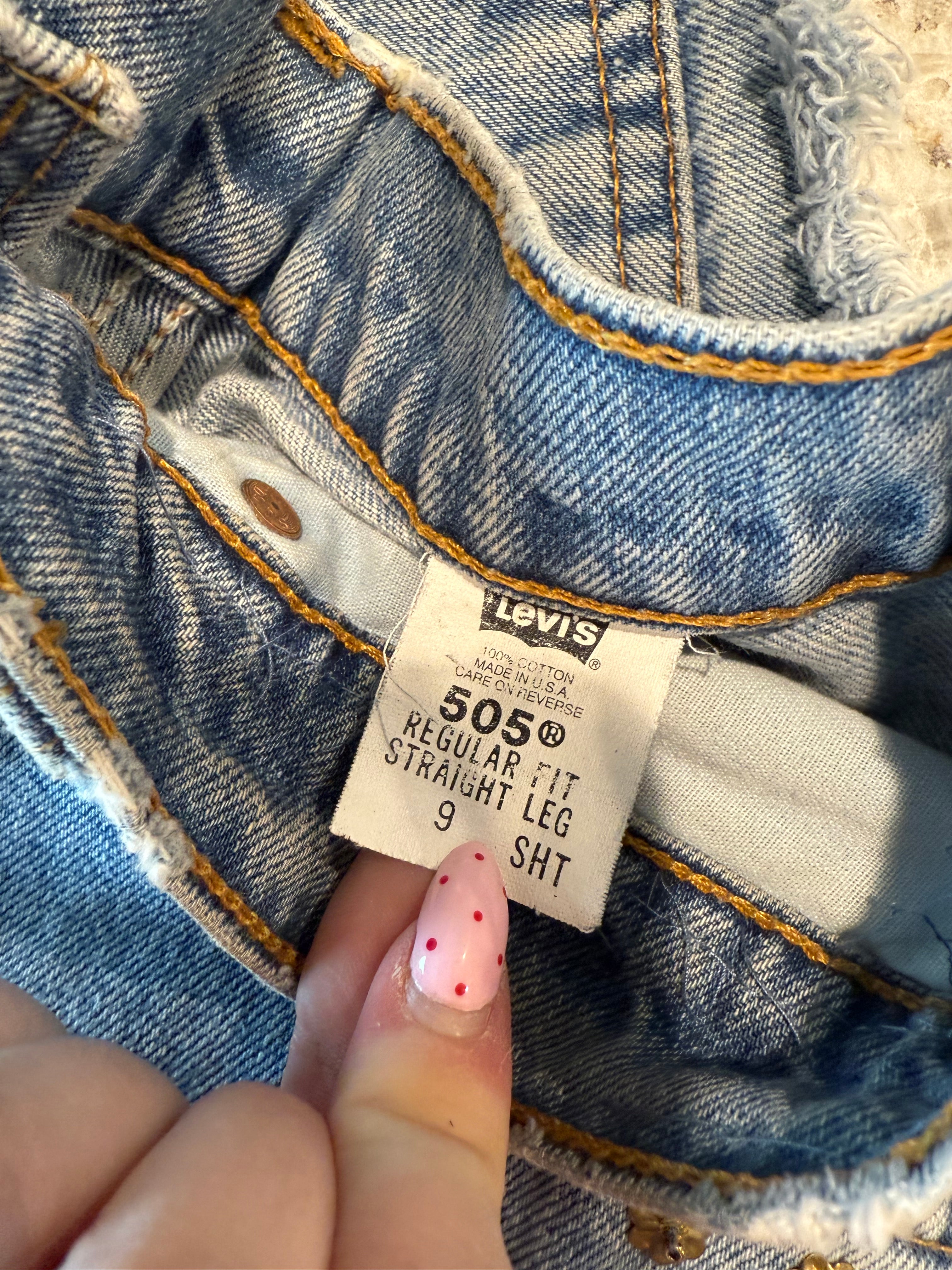 Vintage Reworked Levi's 505's