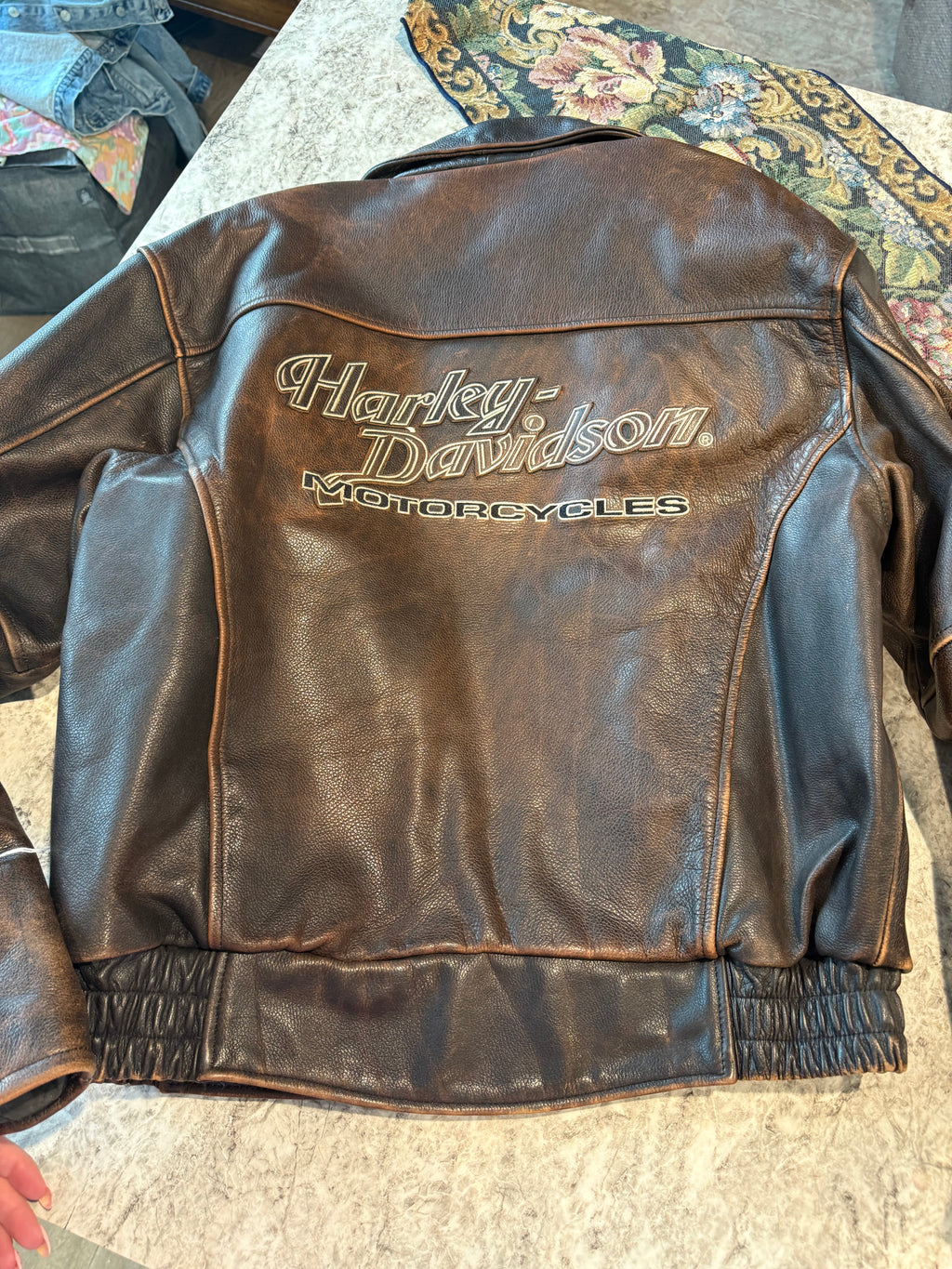 Vintage Limited Edition Harley Davidson Leather Coat