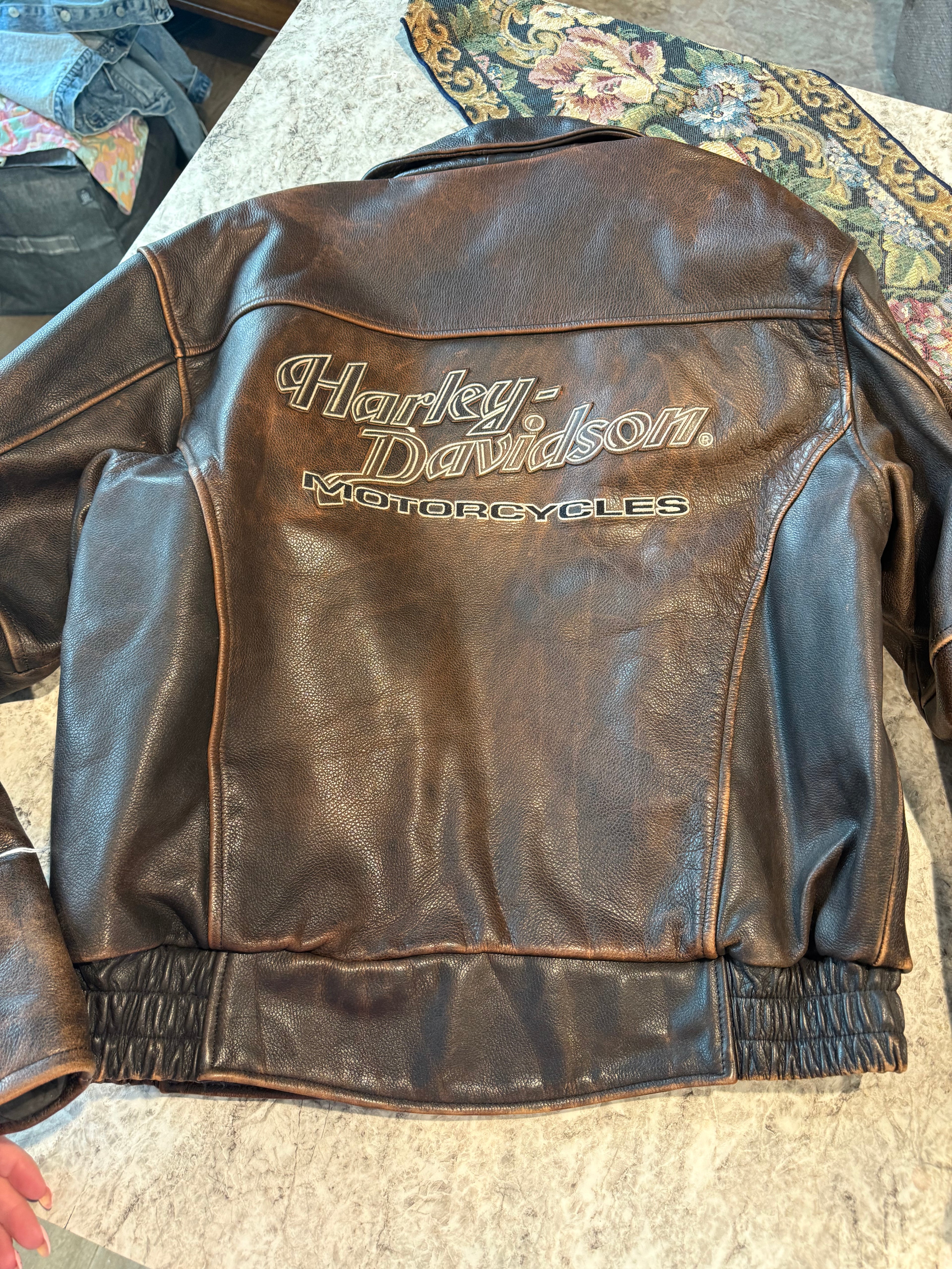 Vintage Limited Edition Harley Davidson Leather Coat