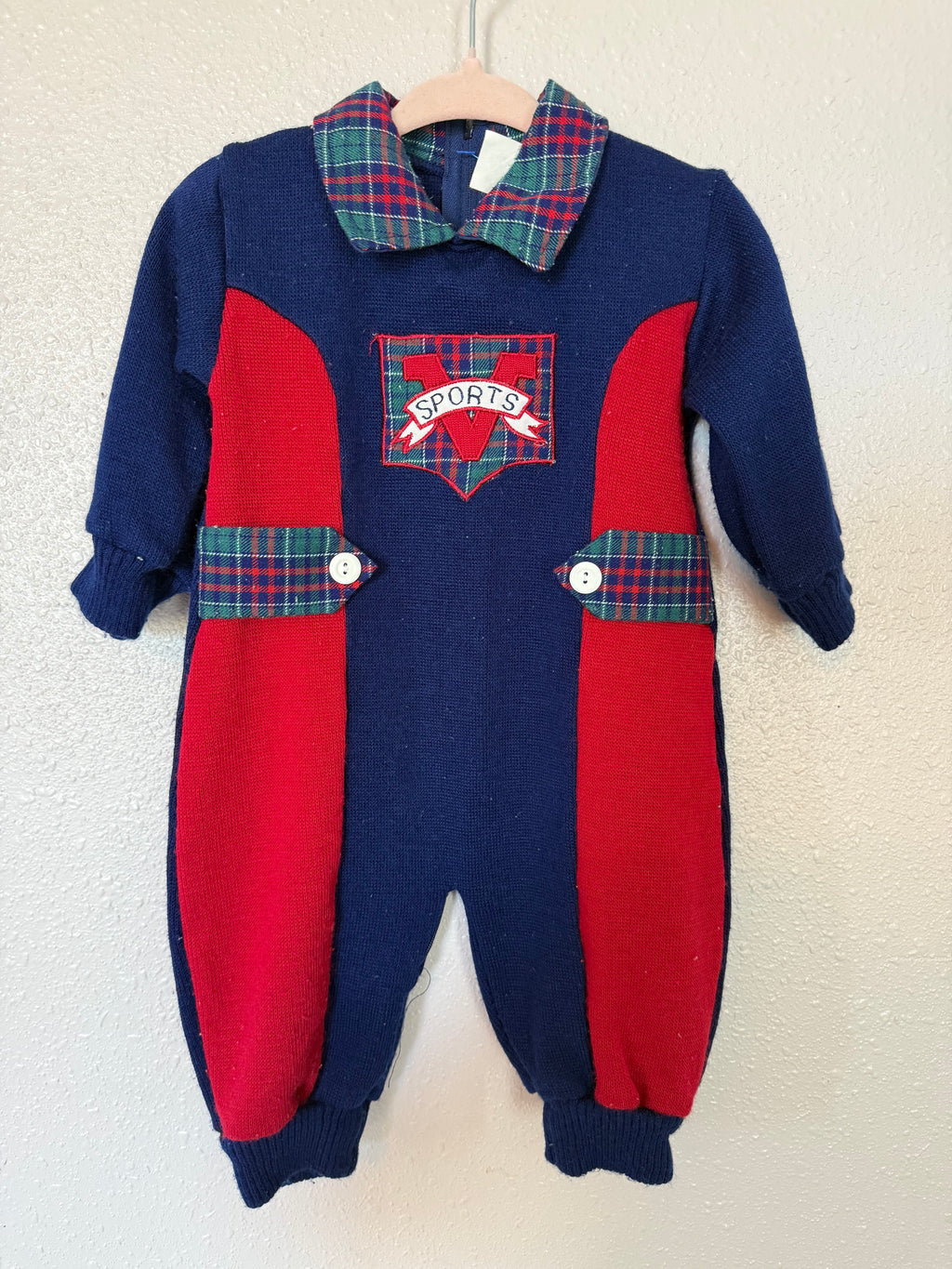 Vintage Knit Varsity Jumper