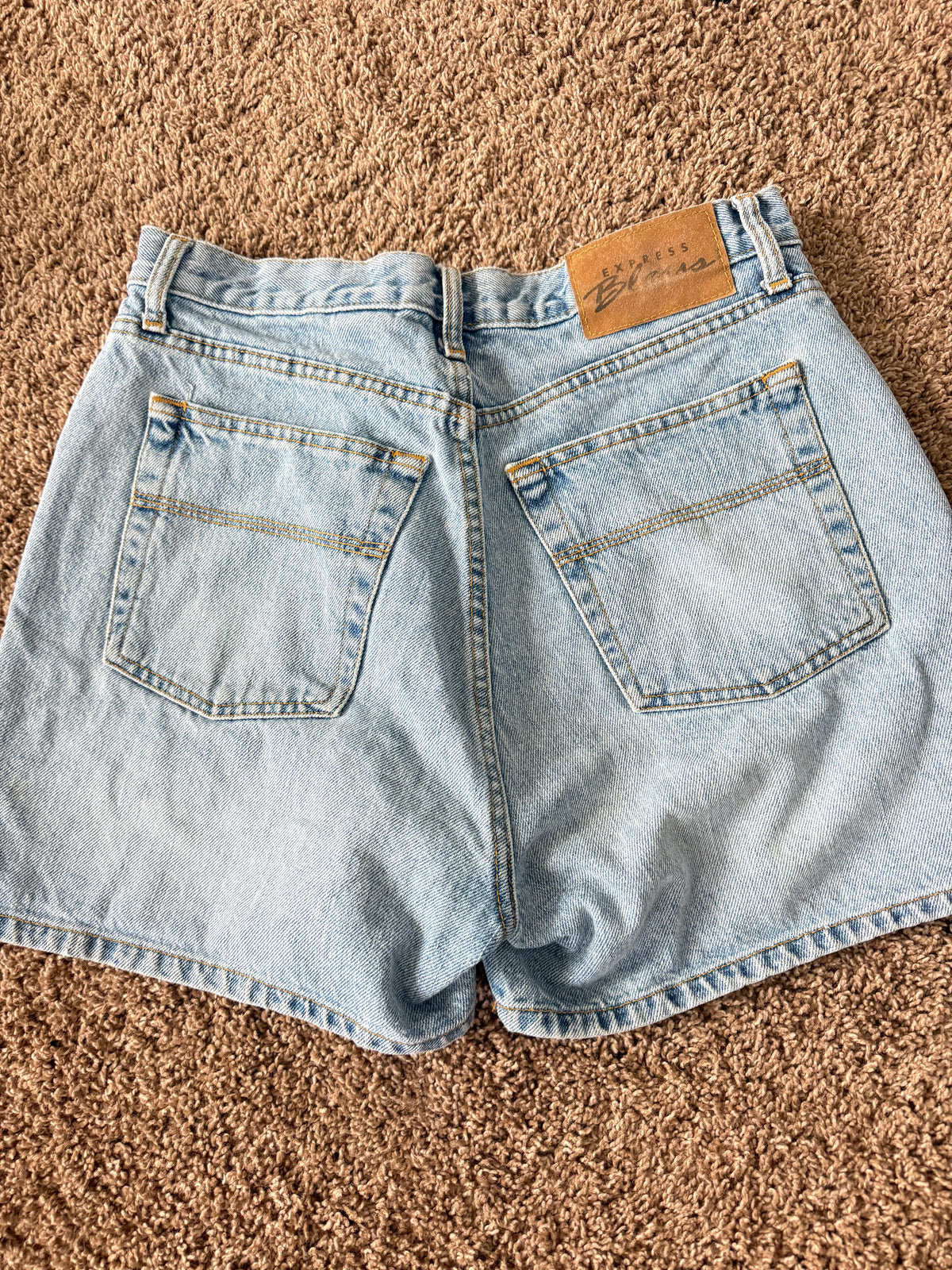 Vintage Express Bleus Denim Shorts