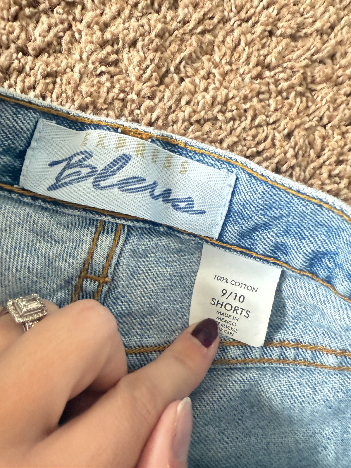 Vintage Express Bleus Denim Shorts