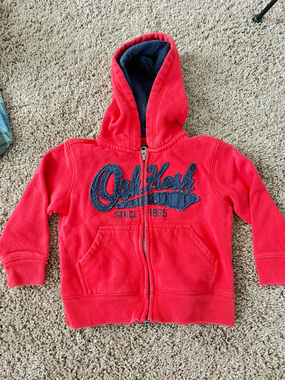 Y2K Red OshKosh Hooded Jacket