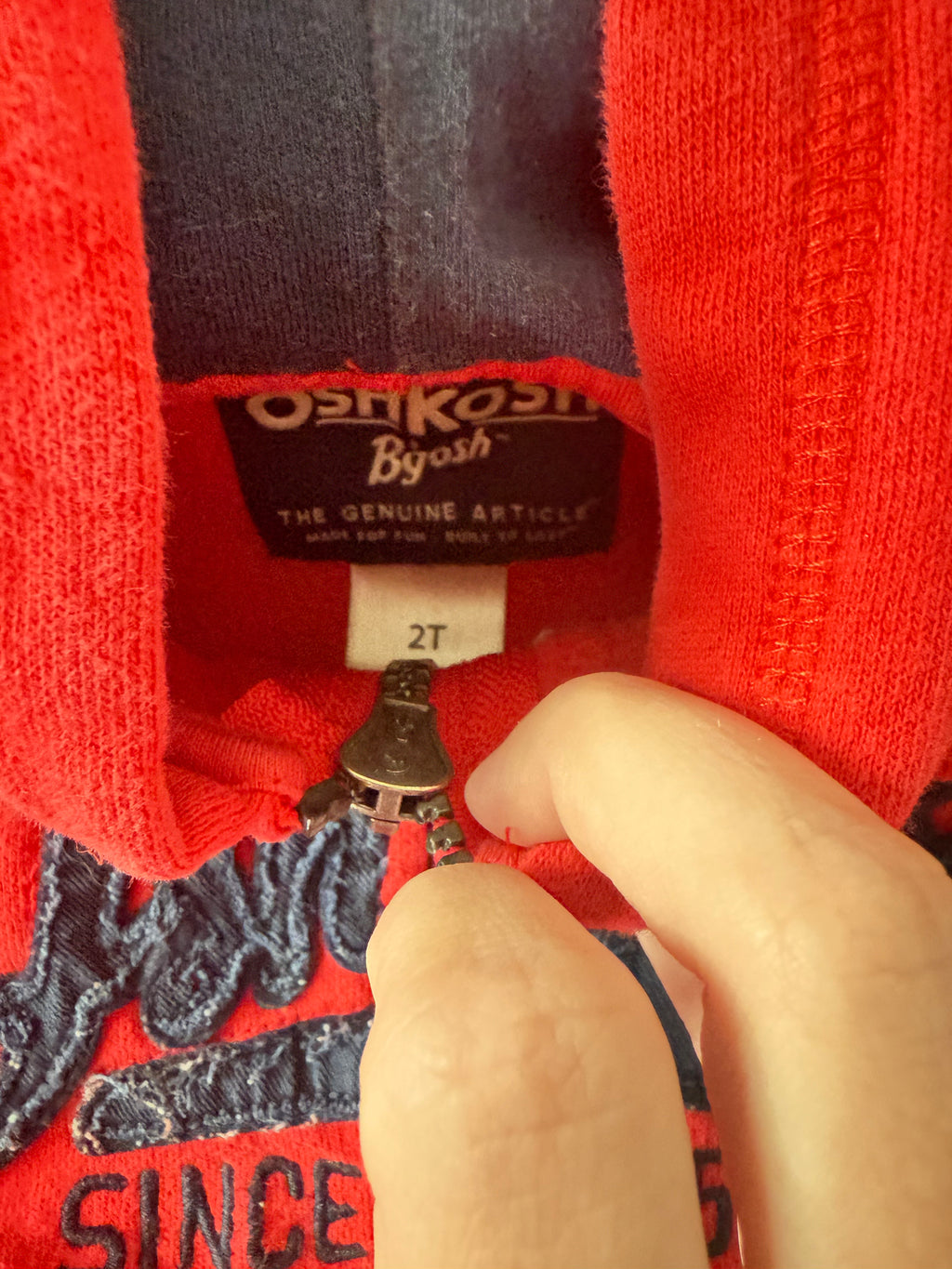 Y2K Red OshKosh Hooded Jacket