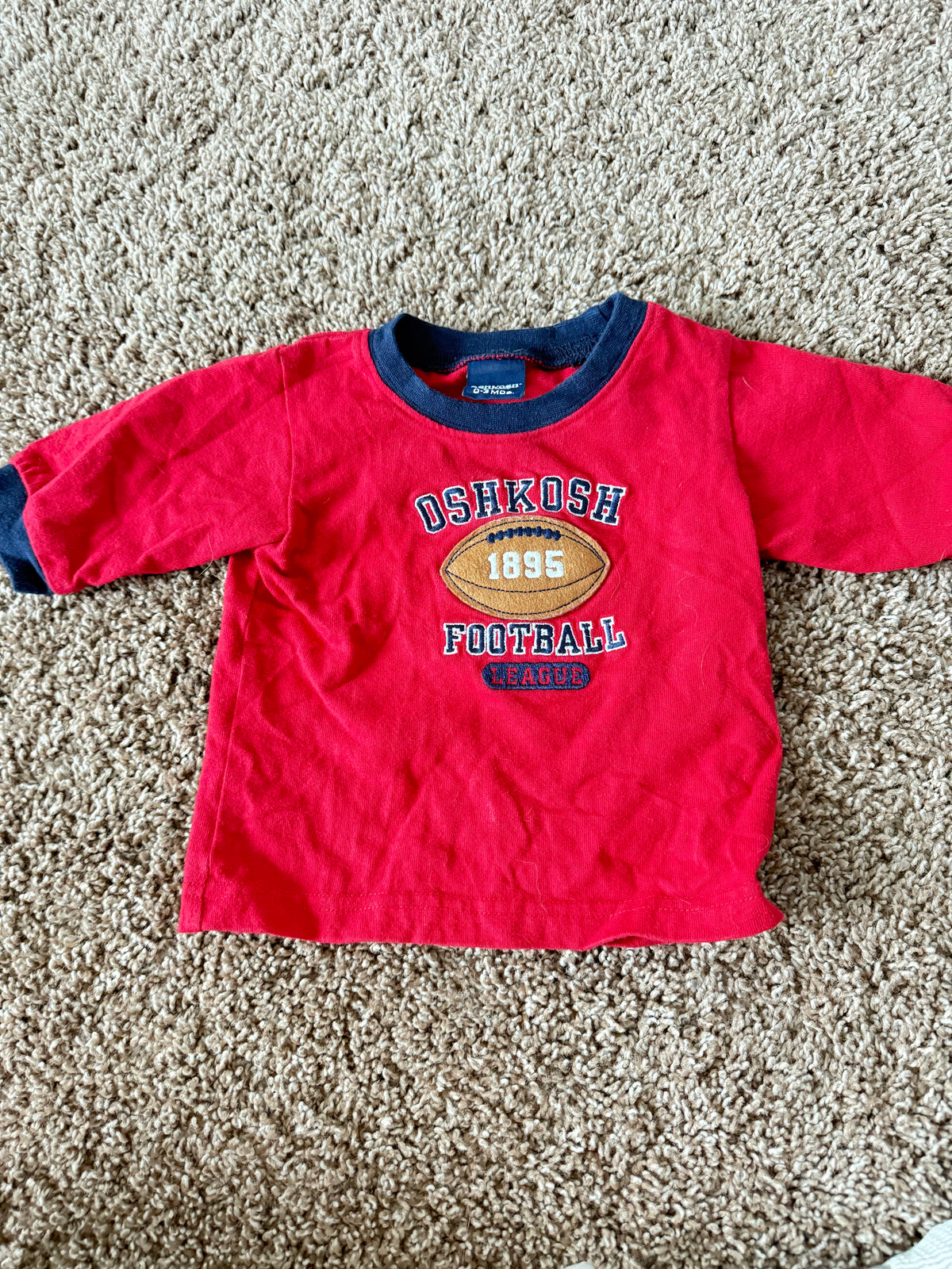 Vintage OshKosh Football Long Sleeve