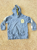 Early 2000's GAP Navy and Yellow Hooded Jacket