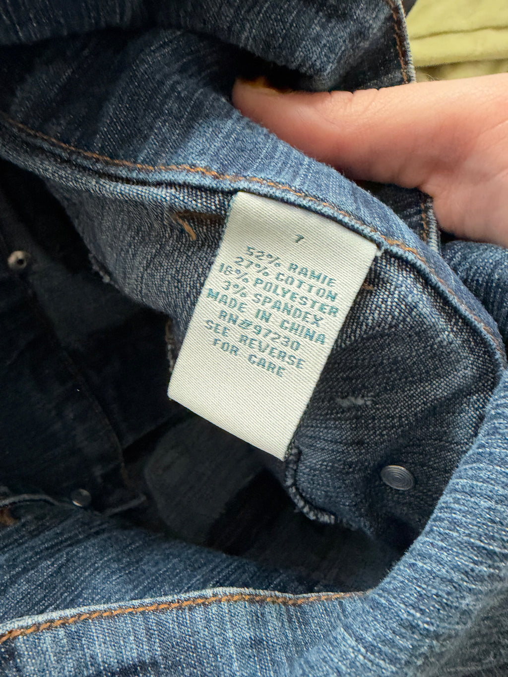 Vintage High Waisted Button Detailed Dark Wash Jeans