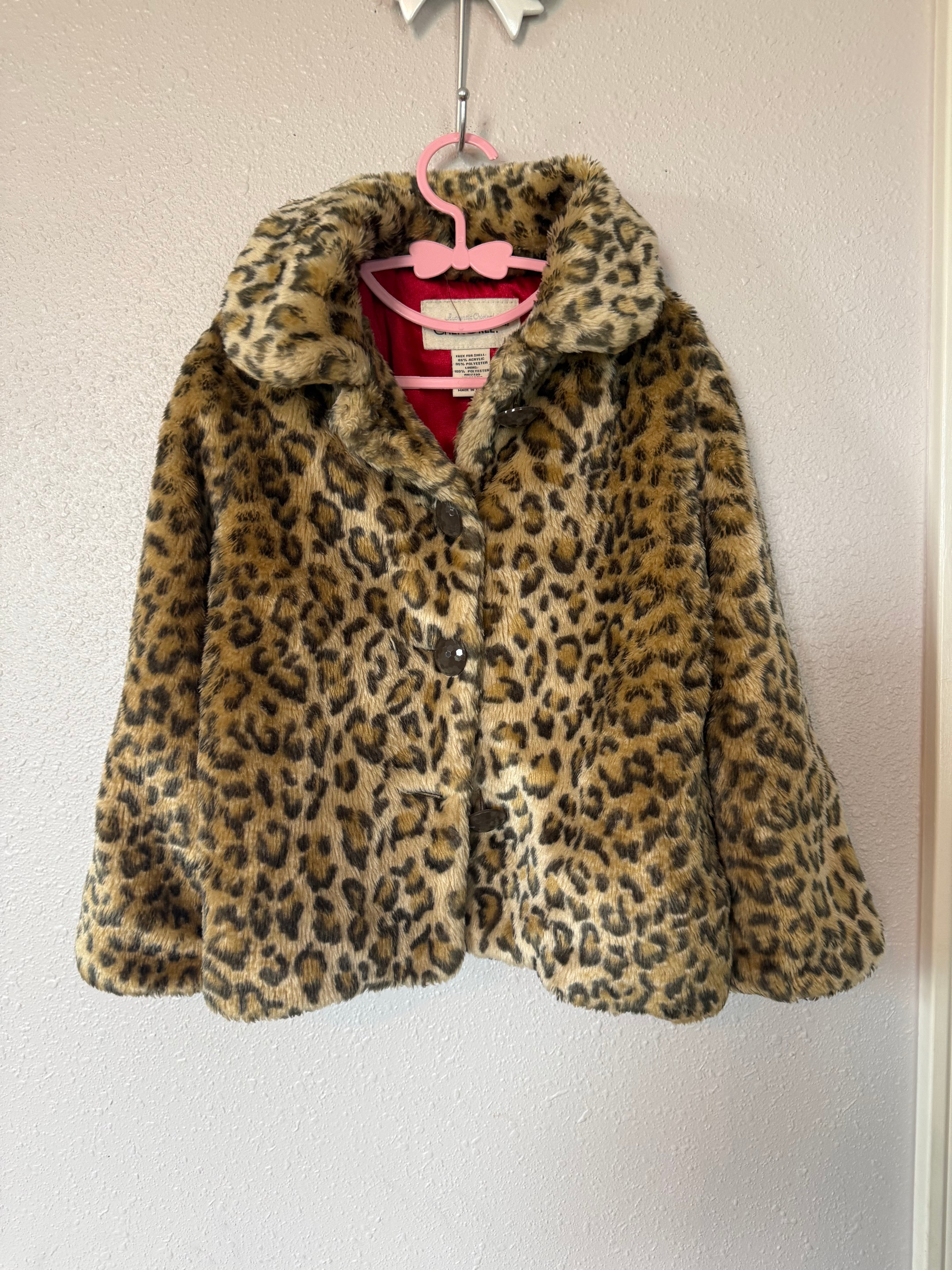 Y2K Leopard Coat