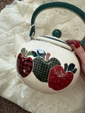 Vintage Apple Tea Kettle