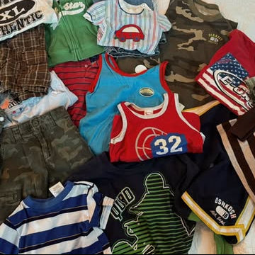 Collection of vintage baby boy clothing from Dear Elliemae